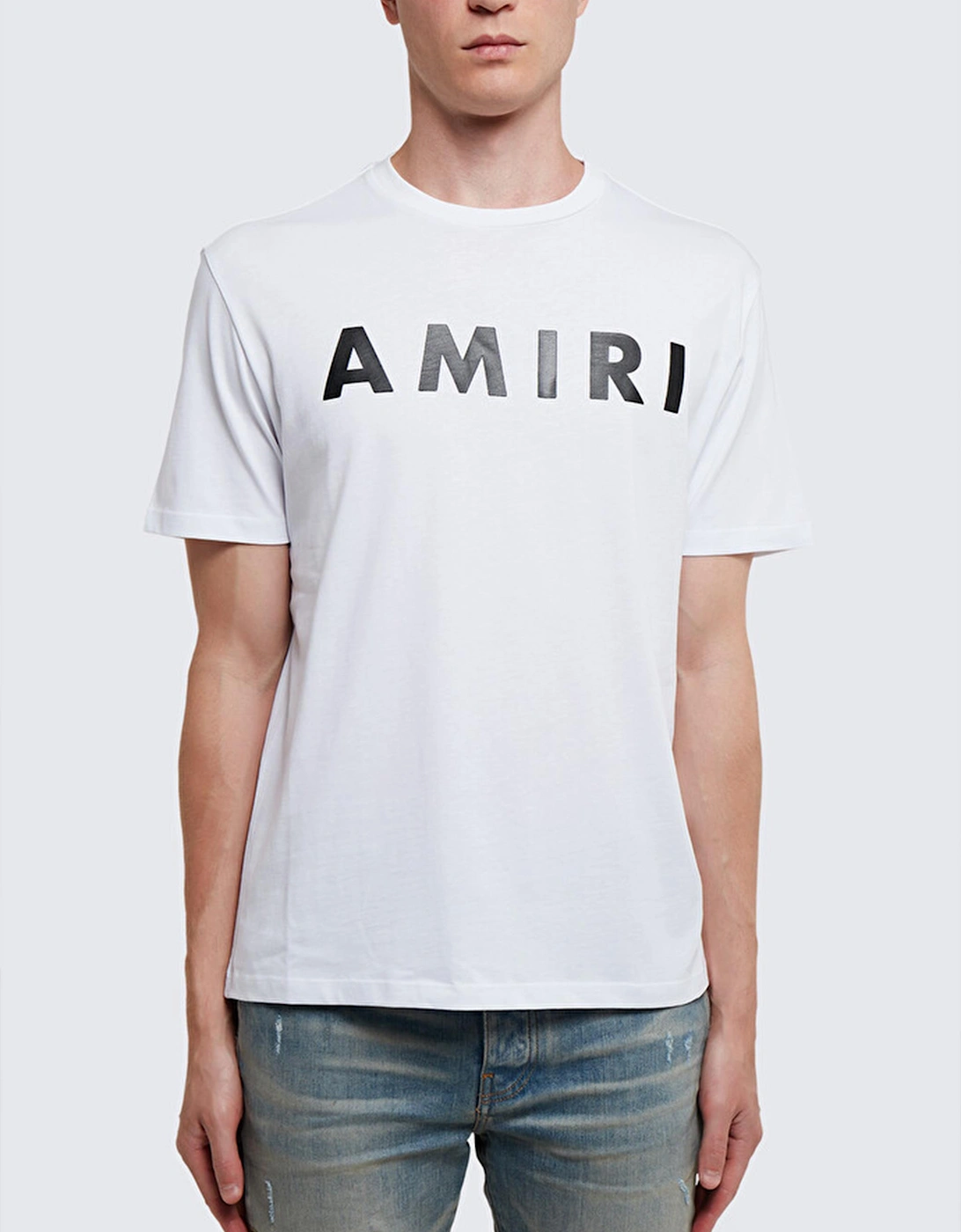 Army Logo Print T-Shirt in White