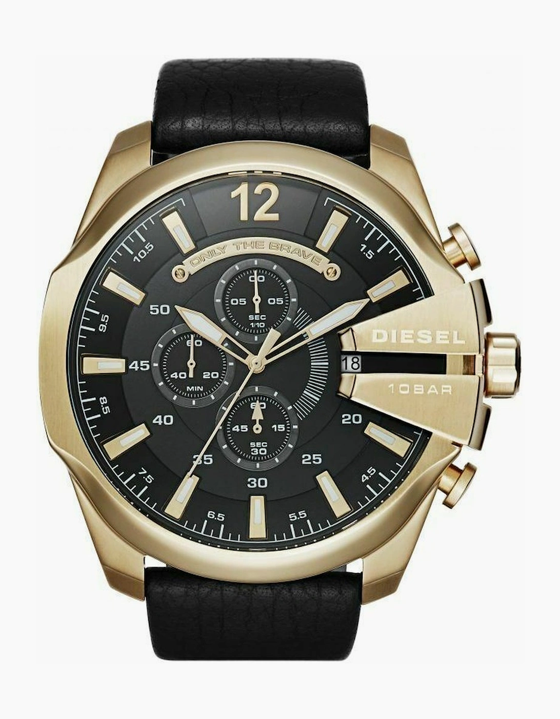 Diesel Men's Black Dz4344 Mega Chief Chronograph Watch
