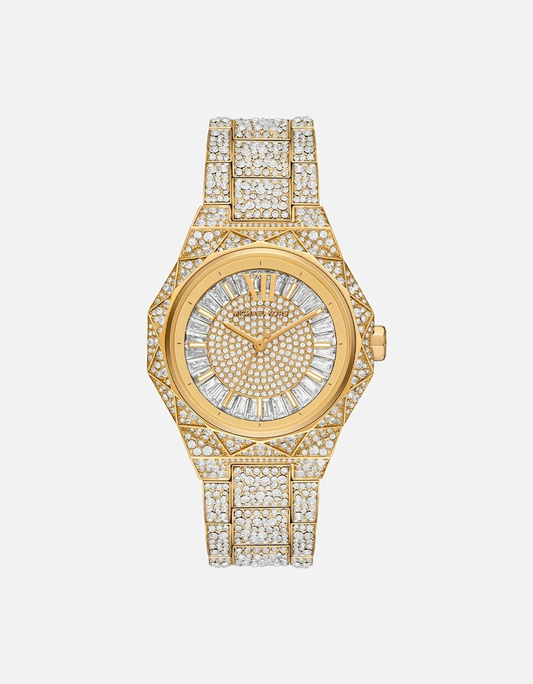 MK7398 Raquel Pave Gold-Tone Ladies Watch, 6 of 5