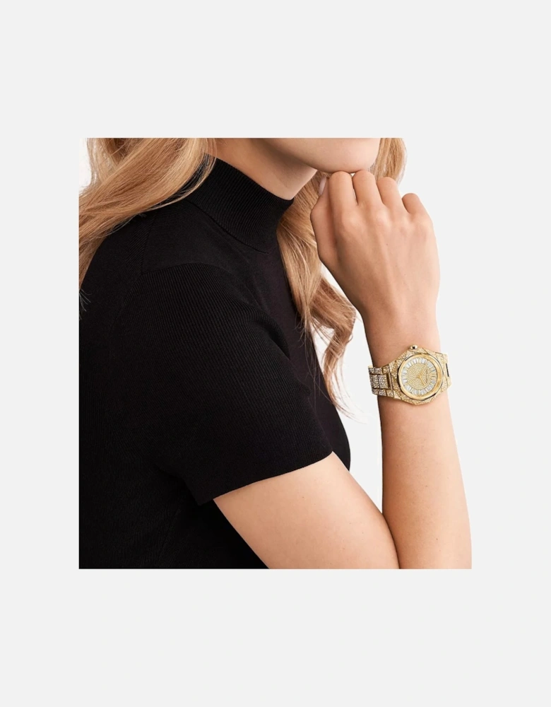 MK7398 Raquel Pave Gold-Tone Ladies Watch