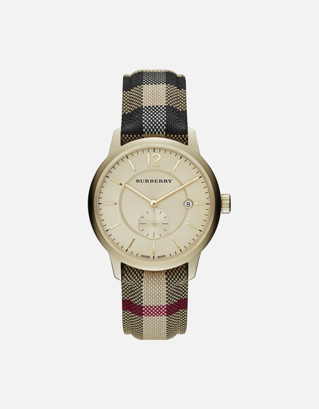 Burberry Men's Burberry BU10001 The Classic Horseferry Gold Case Men's Watch - Multi