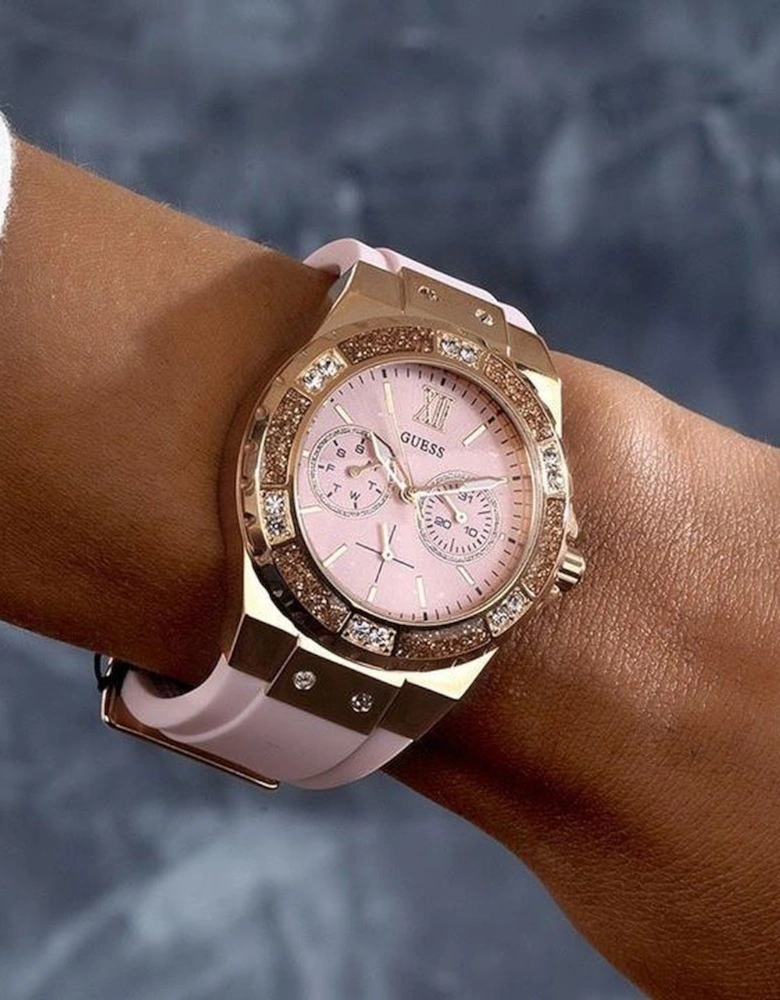 W1053L3 Limelight Crystal Pink Dial Ladies Watch