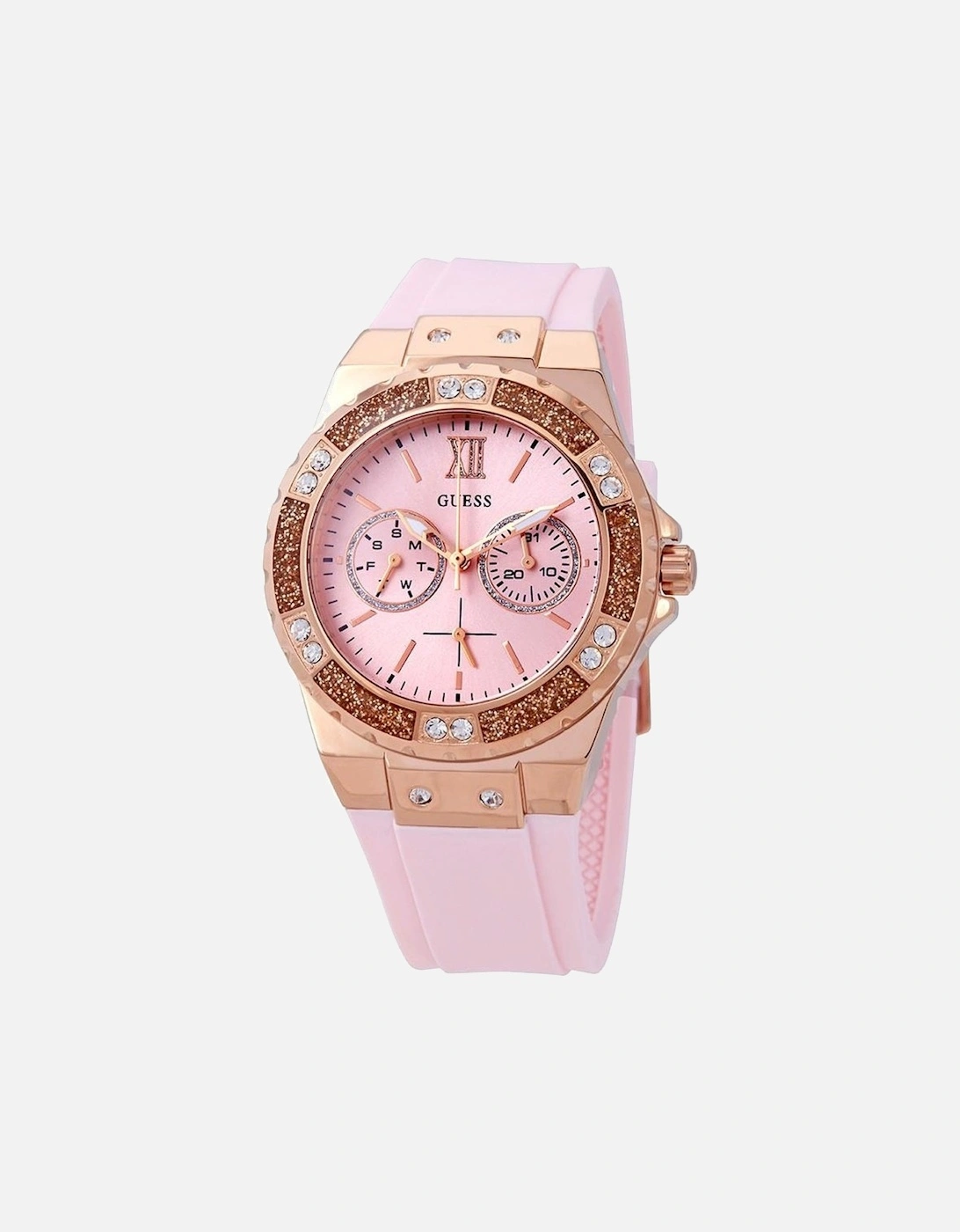 W1053L3 Limelight Crystal Pink Dial Ladies Watch, 5 of 4