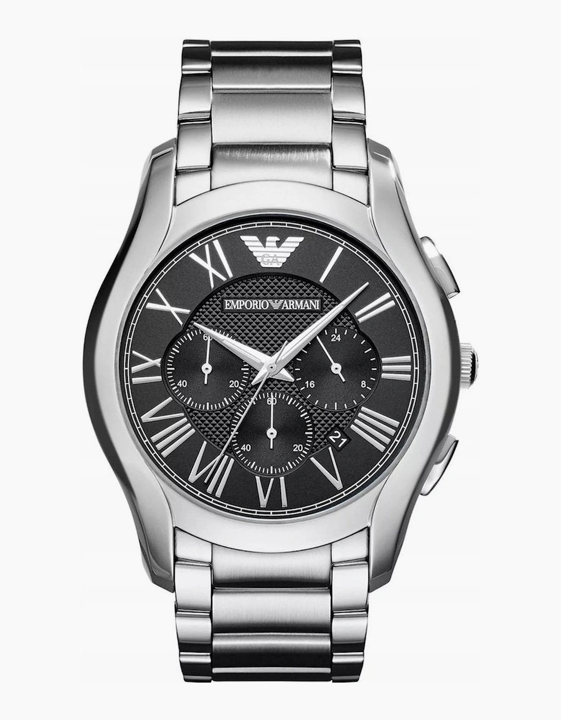 Emporio Armani Men's Emporio Armani AR11083 Chronograph Black Dial Men's Watch - Silver