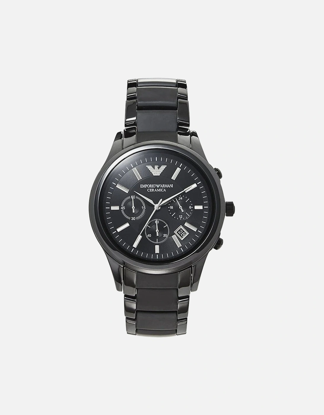 Men's Emporio Armani AR1452 Men's Chronograph Watch Ceramica Black
