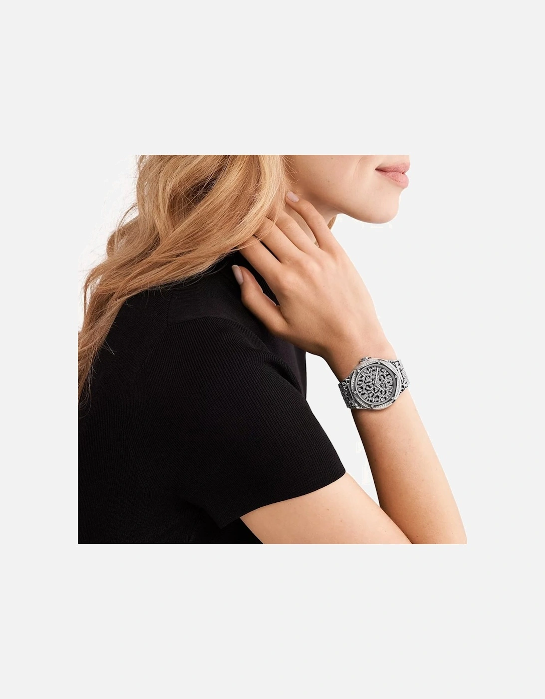 MK7408 Animal Pavé Two-Tone Ladies Watch