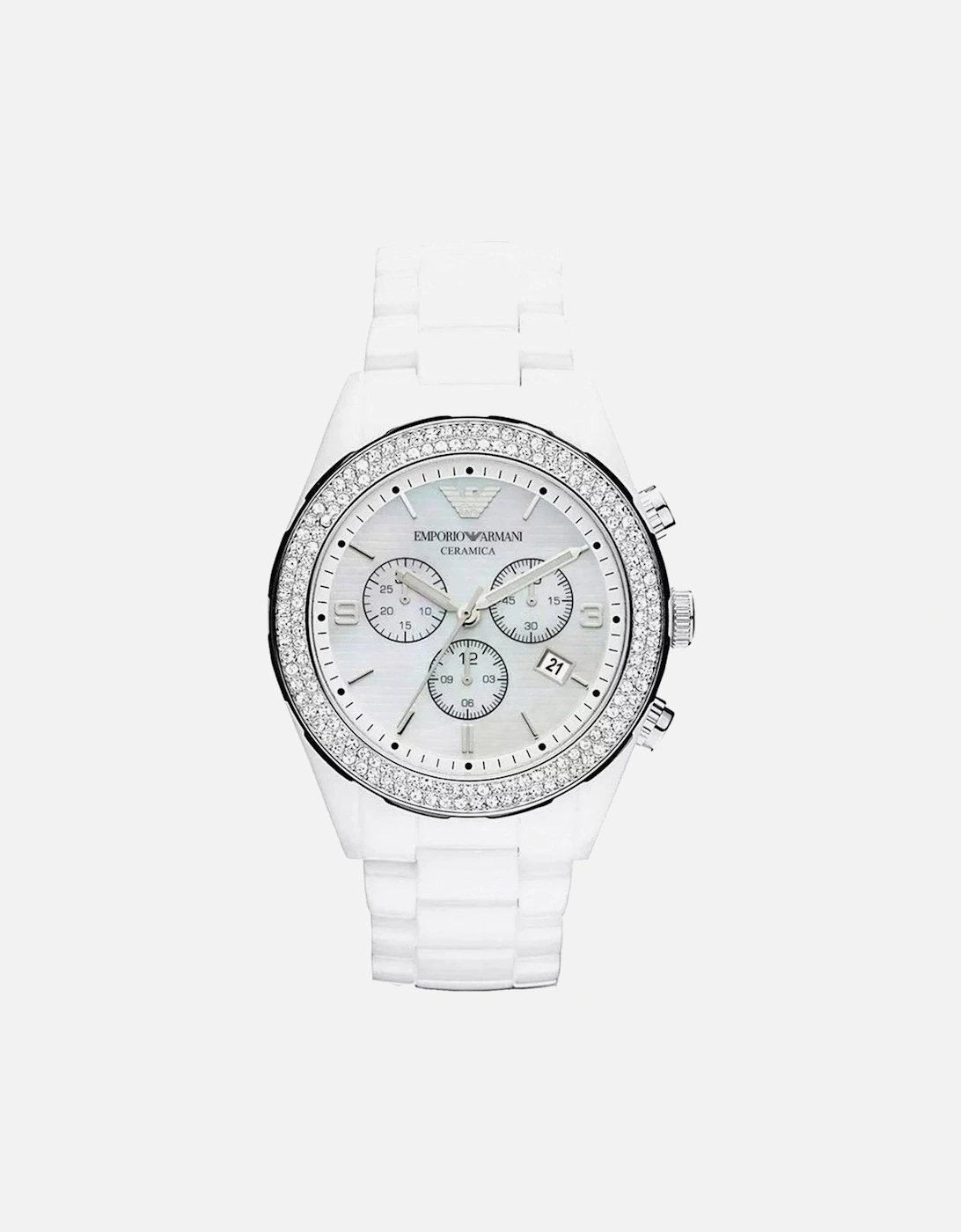 AR1456 Ceramica Crystal White Ladies Watch, 6 of 5