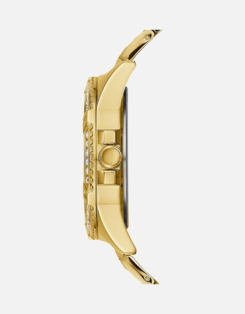 W1156L2 Ladies Gold Watch With Crystals