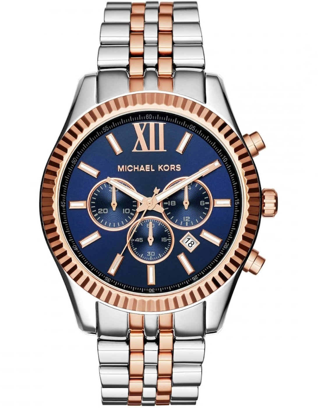 Men's Michael Kors MK8412 Lexington Two Tone Blue