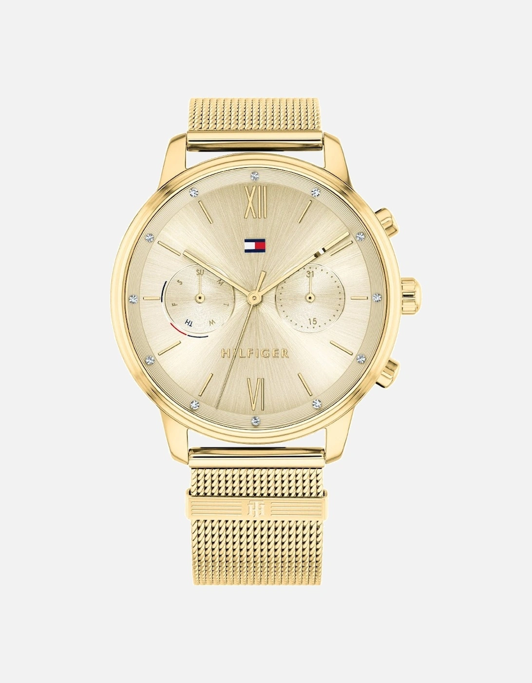 Women's Tommy Hilfiger 1782302 Ladies Blake Gold Mesh Watch