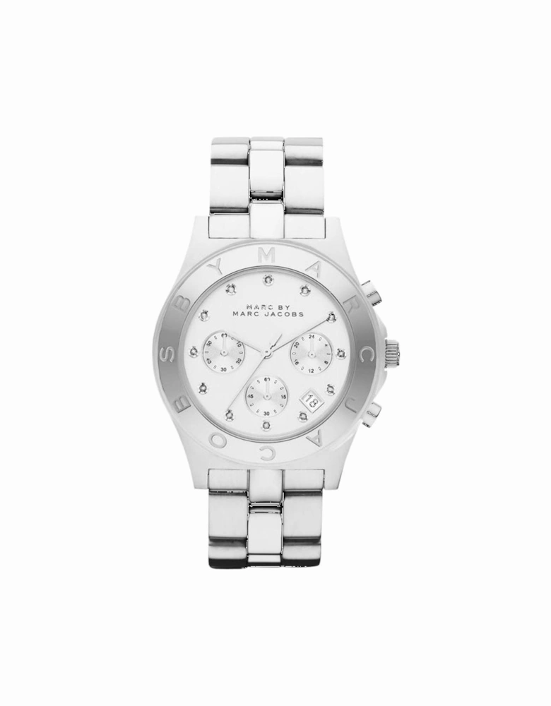 MBM3100 Blade Silver White Ladies Watch