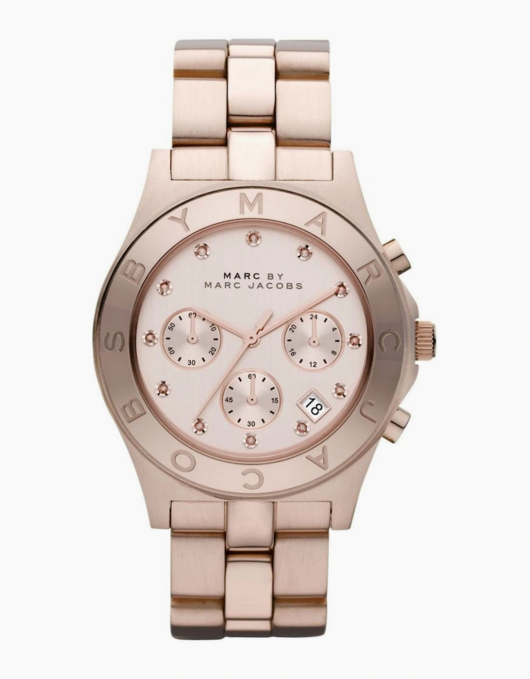 Marc Jacobs Women's Marc Jacobs MBM3102 Rose Gold Tone Women's Watch - Tan
