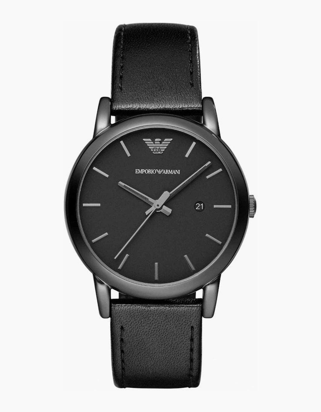 Emporio Armani Men's Emporio Armani AR1732 Luigi Classic Black Leather Strap Men's Watch