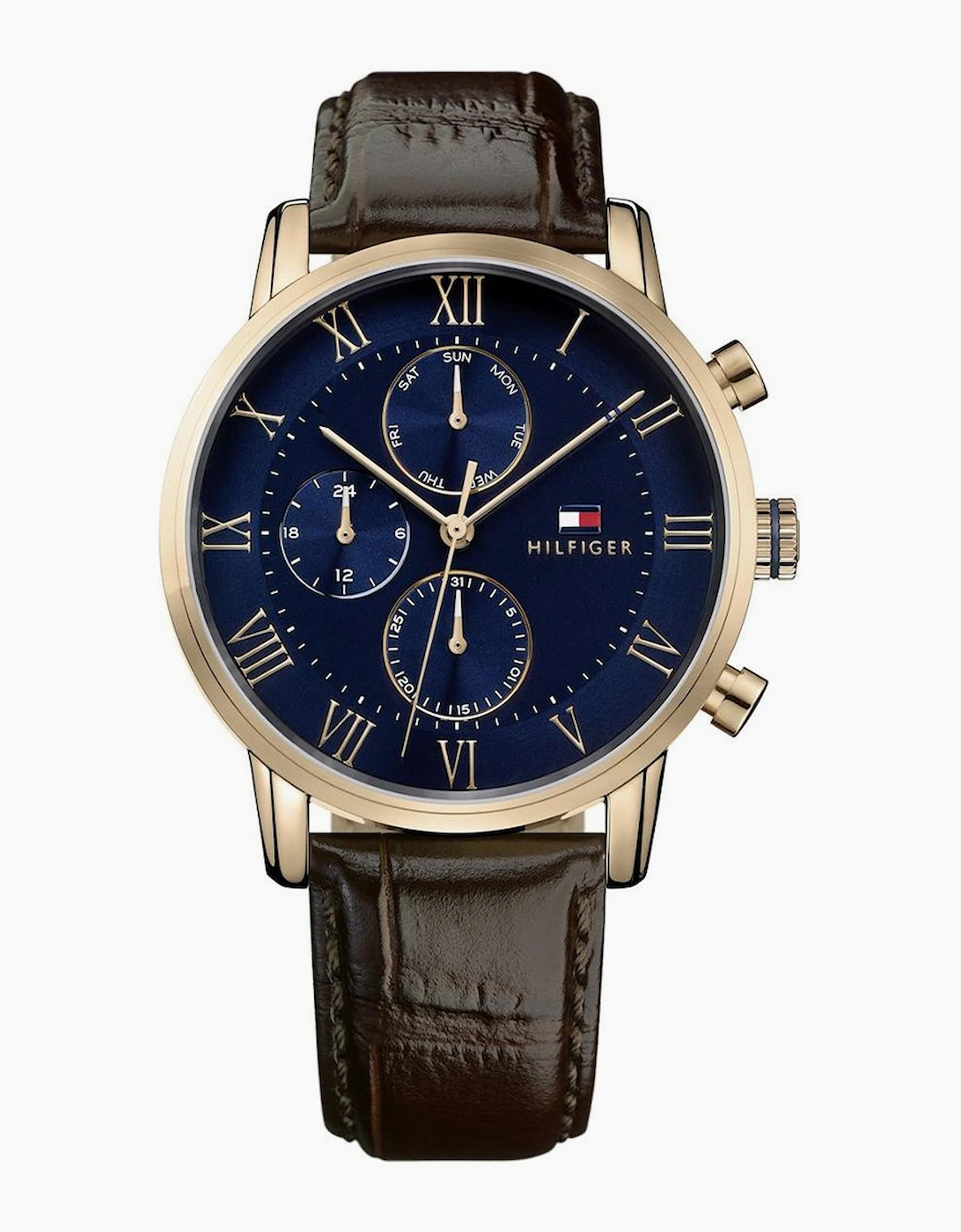 Tommy Hilfiger Kane Mens Brown Watch 1791399 Leather - One Size - Image 4