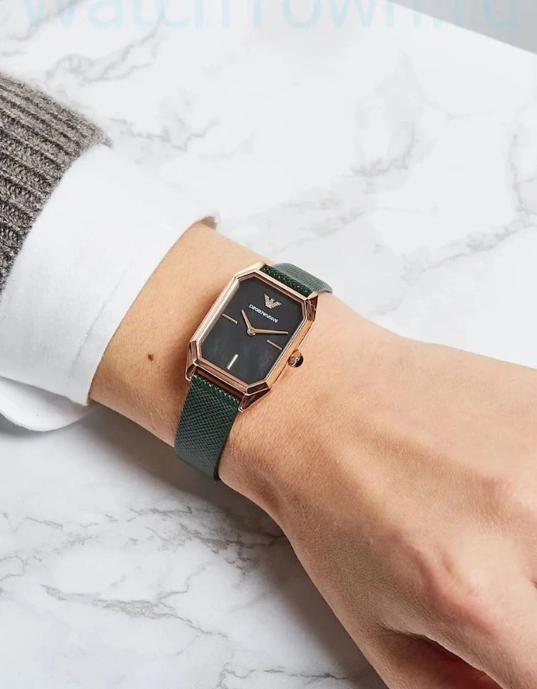 AR11149 Gioia Green Ladies Watch