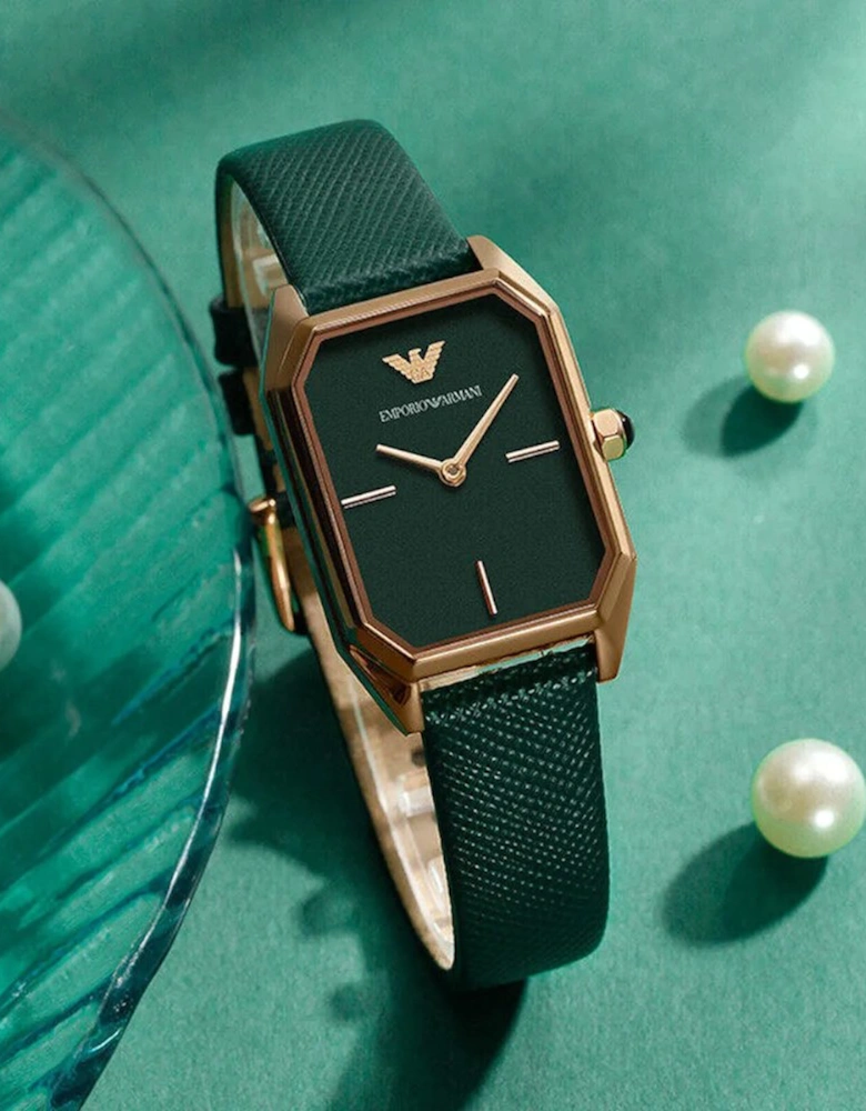 AR11149 Gioia Green Ladies Watch