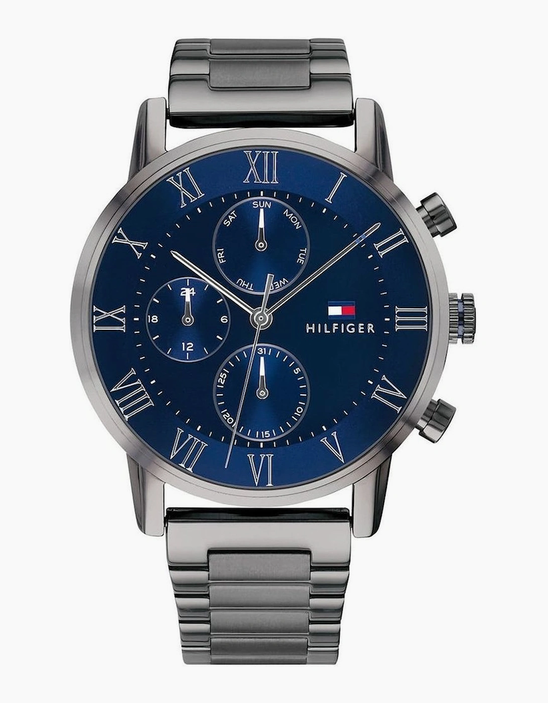 Tommy Hilfiger Men's Tommy Hilfiger 1791456 Kane Blue Dial Men's Watch - Grey