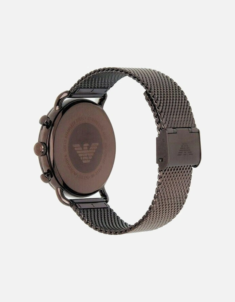 AR11169 Brown Mesh Chronograph Men's Watch