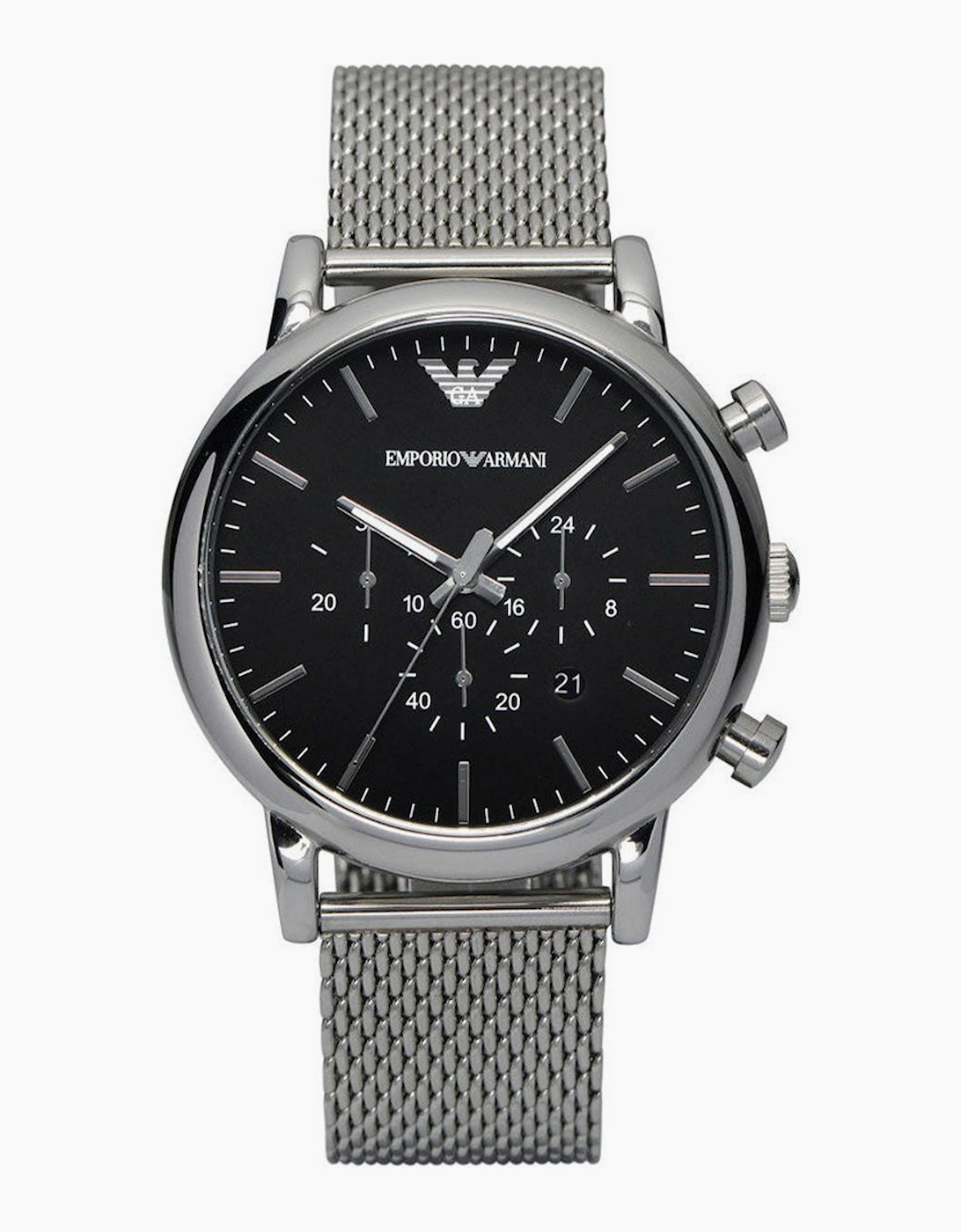 Emporio Armani Men's Emporio Armani AR1811 41mm Men's Luigi Chronograph Watch - Silver