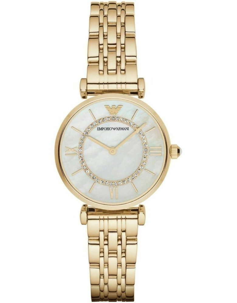 AR1907 Mother of Pearl Dial Gold-Tone Stainless Steel Ladies Watch