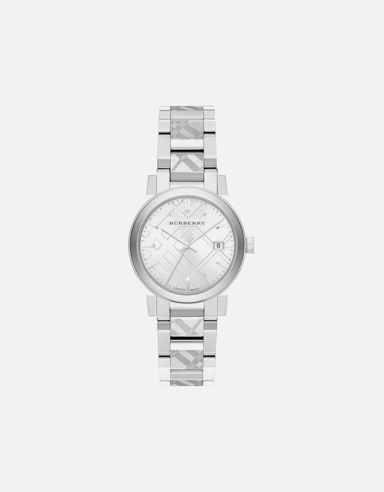 BU9144 Silver Check Stamped Dial Women's Watch