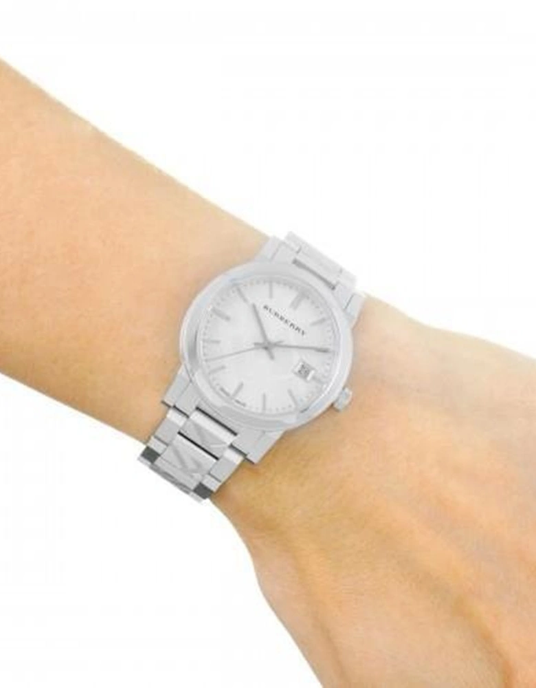 BU9144 Silver Check Stamped Dial Women's Watch