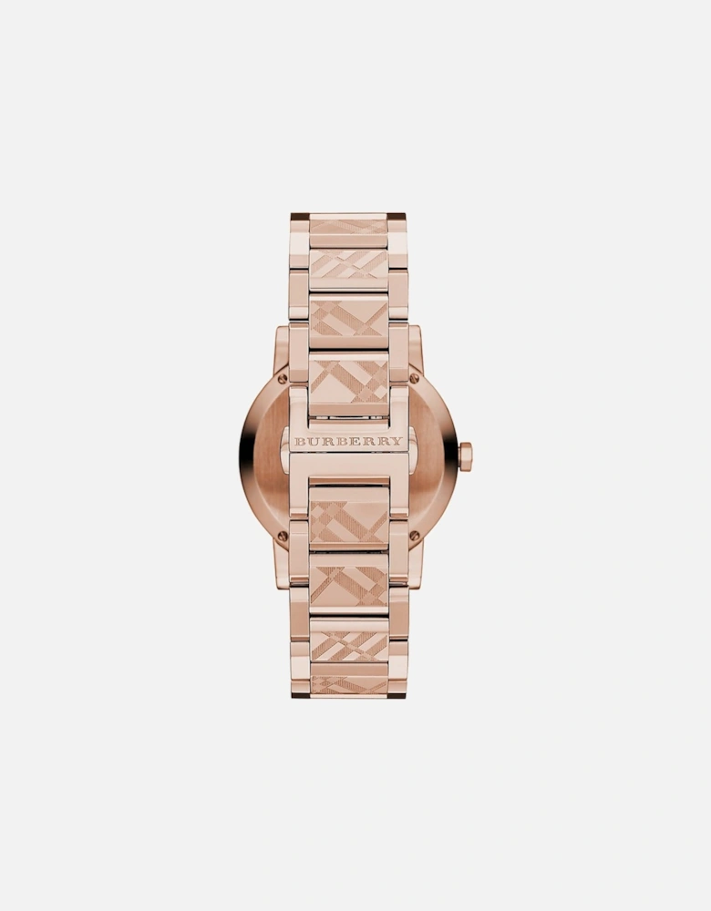 BU9146 The City Engraved Check Unisex Watch