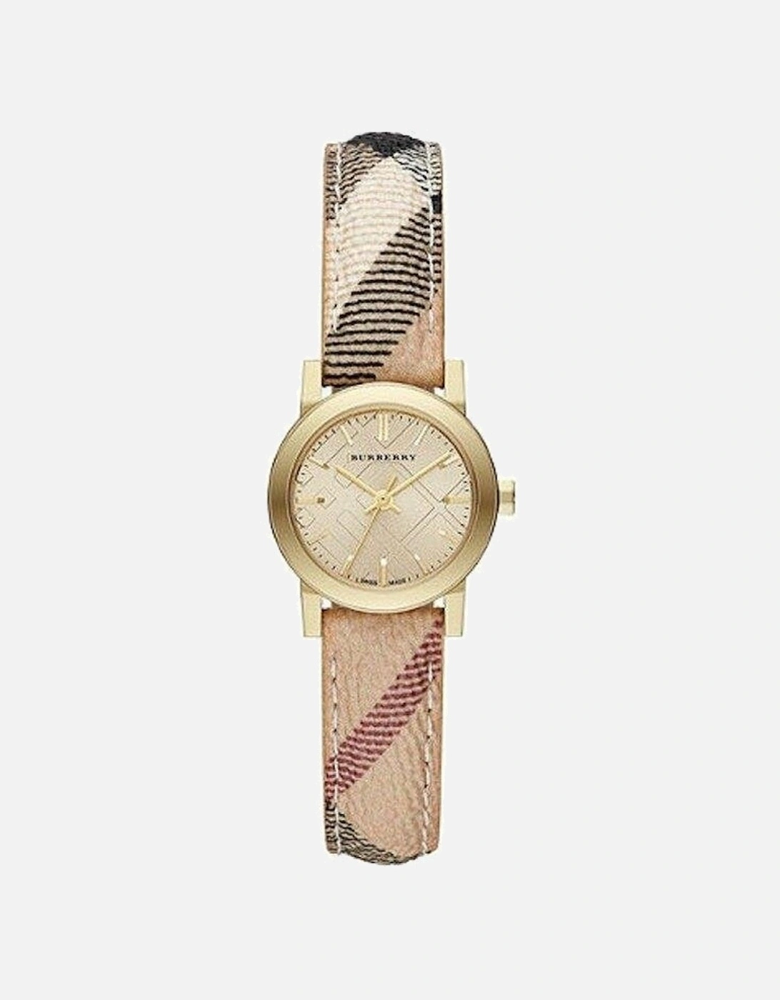 Women's Burberry BU9219 Dial Haymarket Check Strap Women's Watch - Multi