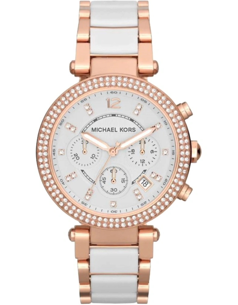 MK5774 Parker Chronograph Two-Tone Ladies Watch