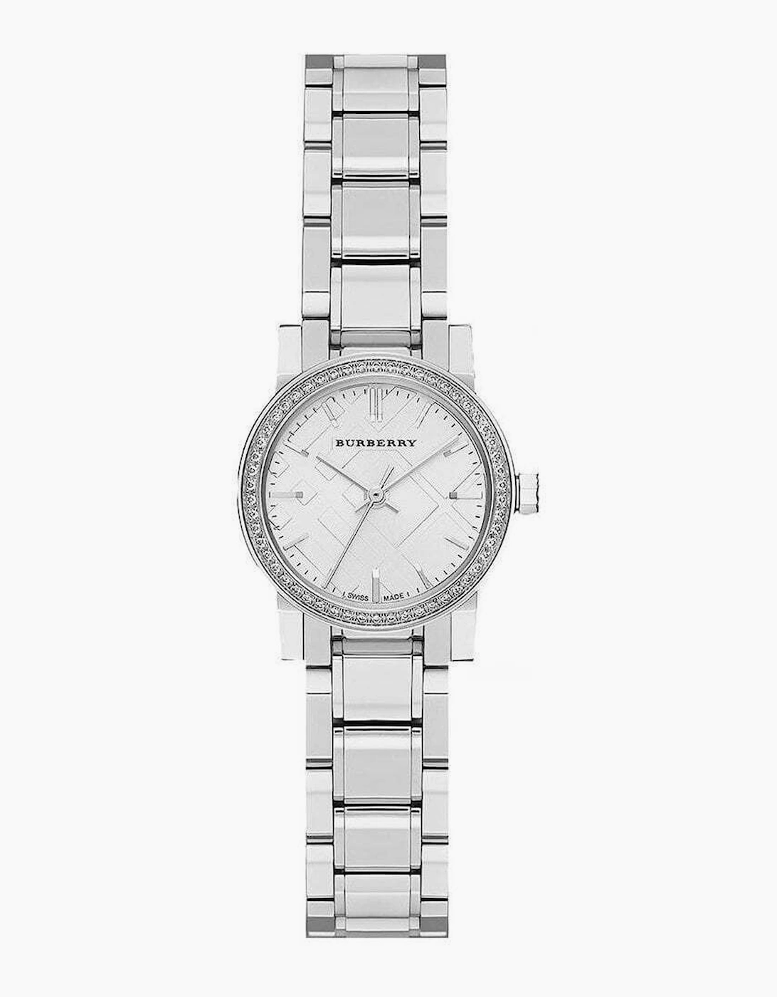 Burberry Women's Burberry BU9220 Ladies Watch The City Diamonds 26mm - Silver