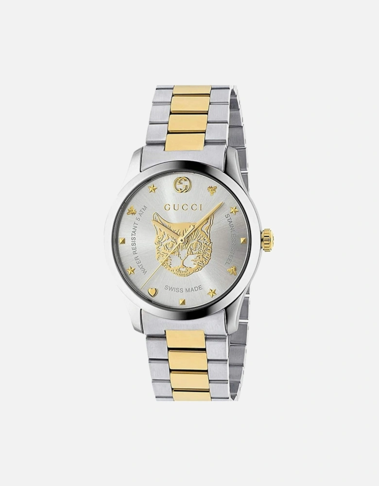 YA1264074 G-Timeless Two-Tone Unisex Watch
