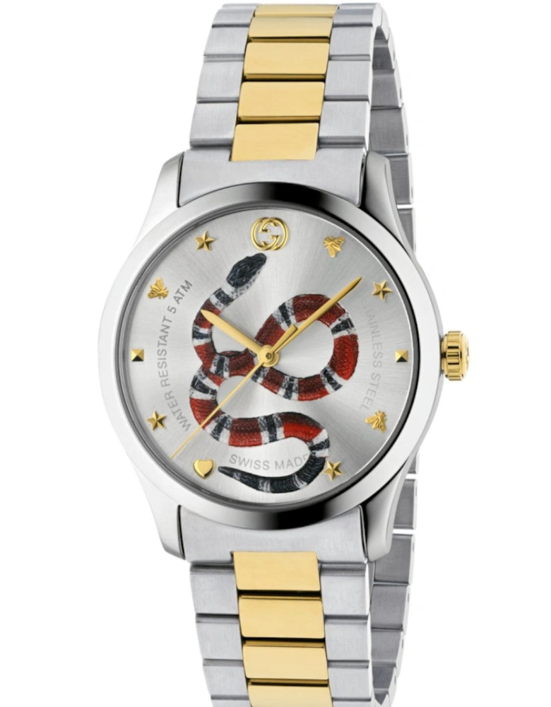YA1264075 G-Timeless Two-Tone Men's Watch