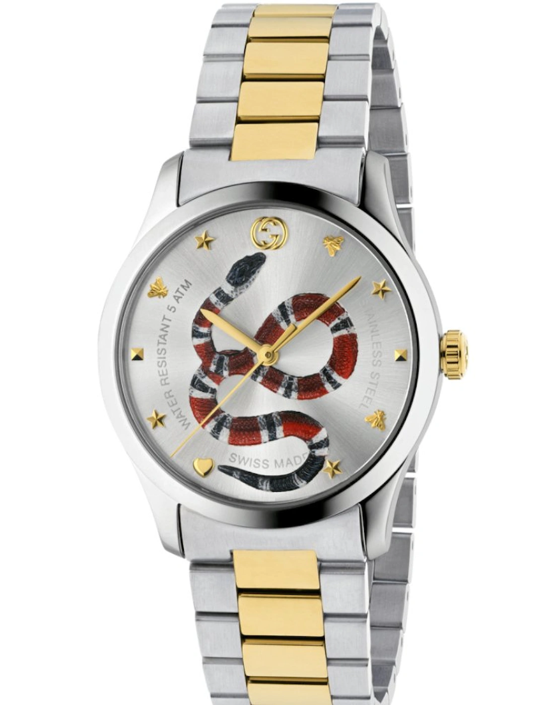YA1264075 G-Timeless Two-Tone Men's Watch, 7 of 6