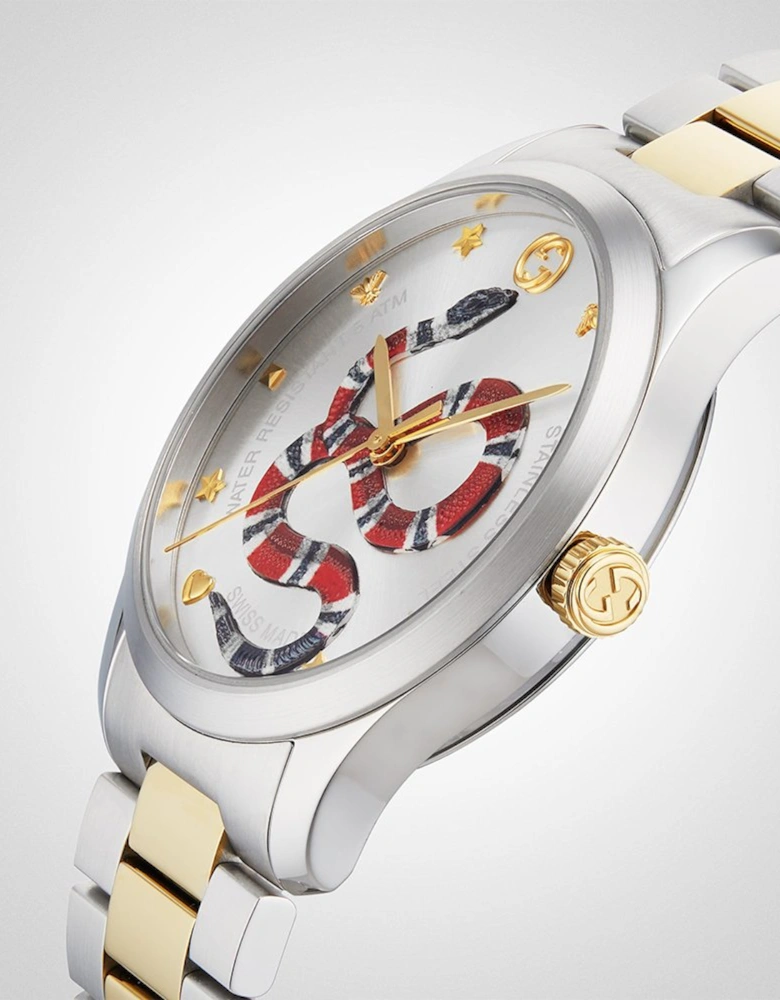 YA1264075 G-Timeless Two-Tone Men's Watch