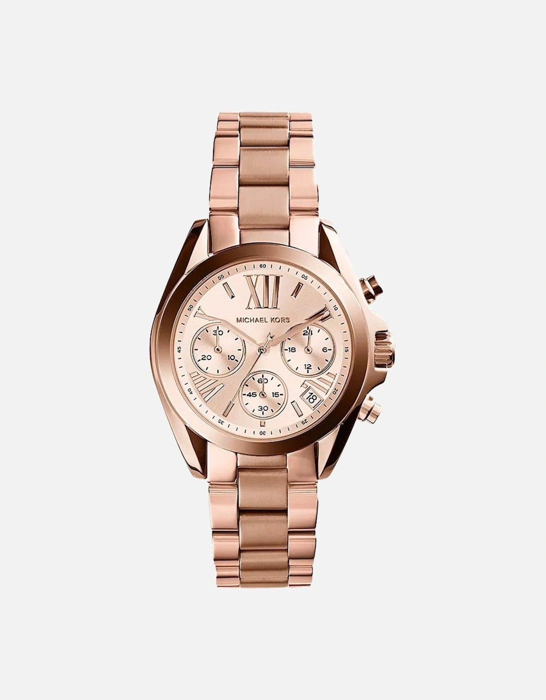 Women's Michael Kors MK5799 Rose Gold Bradshaw Ladies Watch - Tan