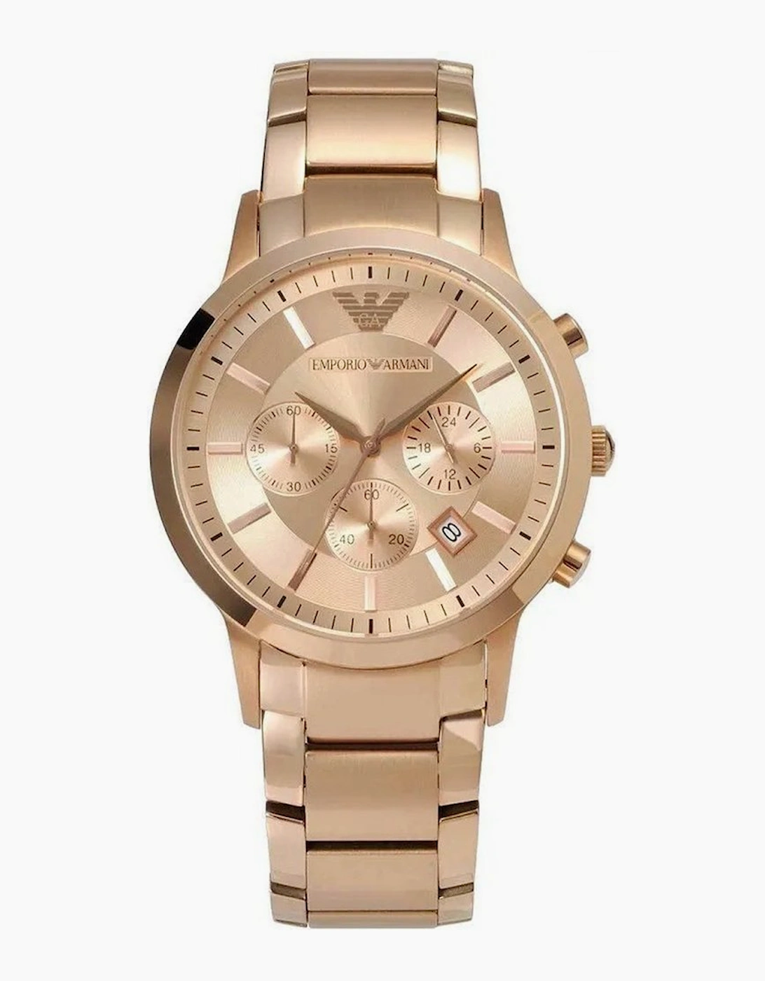 Emporio Armani Men's Emporio Armani AR2452 Men's Watch Rose Gold - Tan
