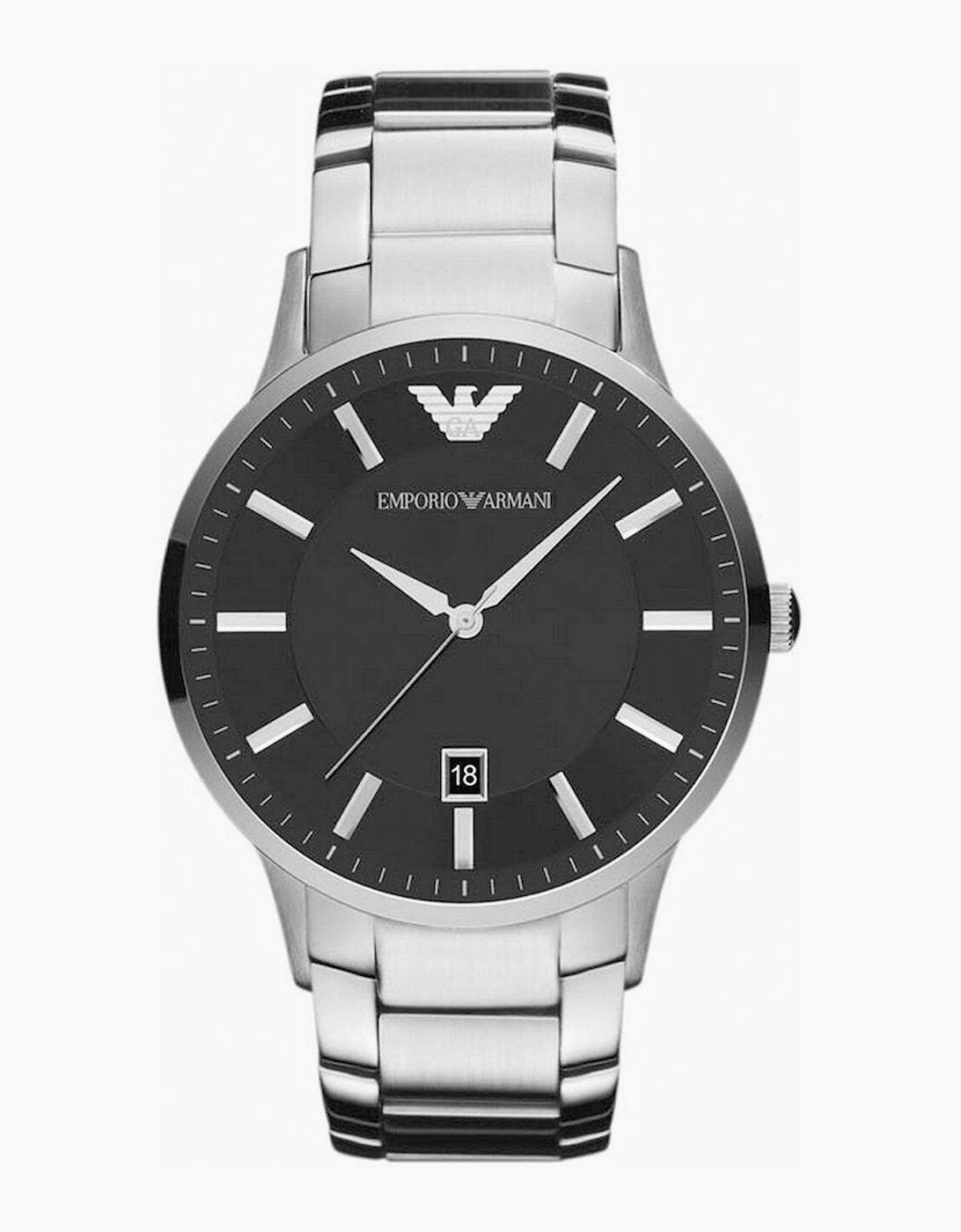 Emporio Armani Men's Emporio Armani AR2457 Men's Renato Watch Black - Silver
