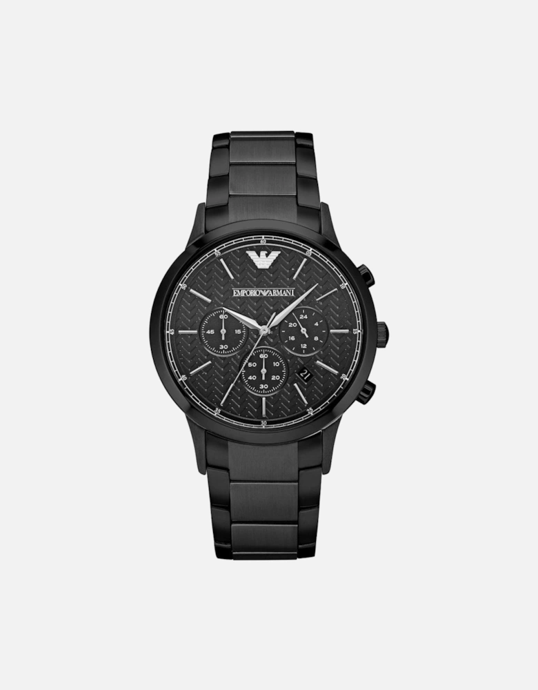 AR2485 Men's Black Metal Watch