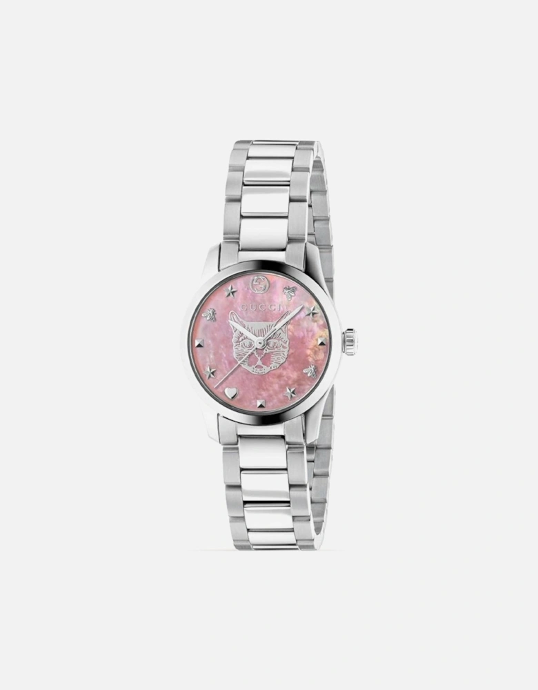 YA1265013 G-Timeless 27mm Ladies Pink Dial Watch