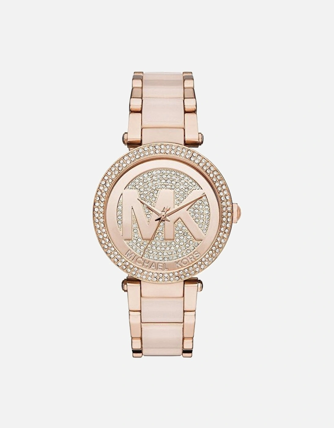 MK6176 Parker Crystal Pave Logo Dial Ladies 39mm Watch, 4 of 3