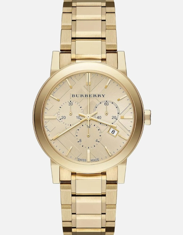 BU9753 City Chronograph Gold Dial Men's Watch