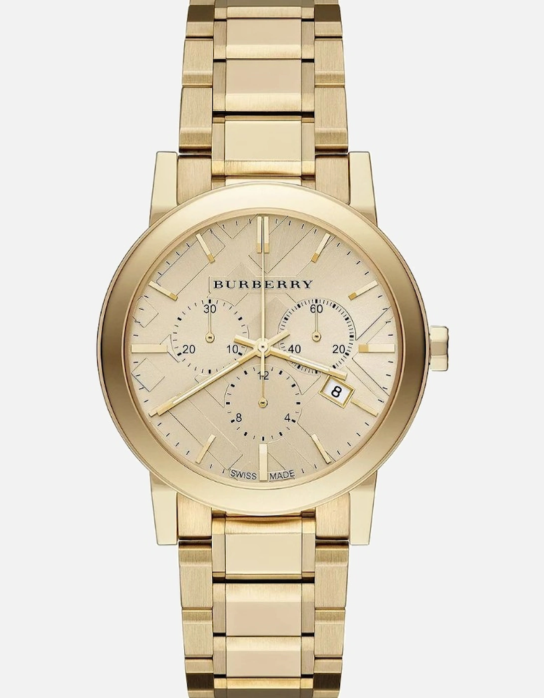 Burberry Men's Burberry BU9753 City Chronograph Gold Dial Men's Watch
