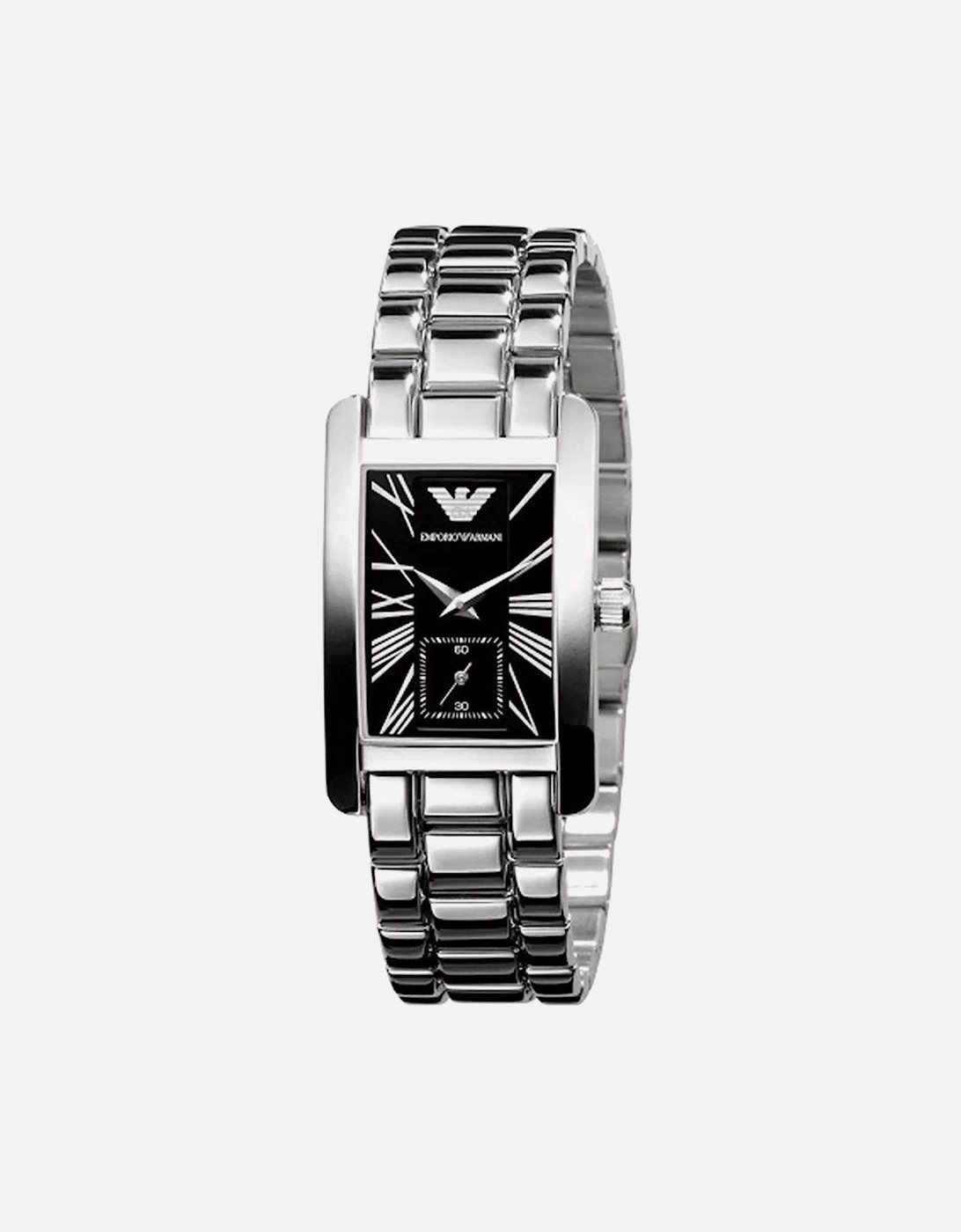 Women's Emporio Armani AR0157 Black Dial Ladies Classic Watch - Black/Silver