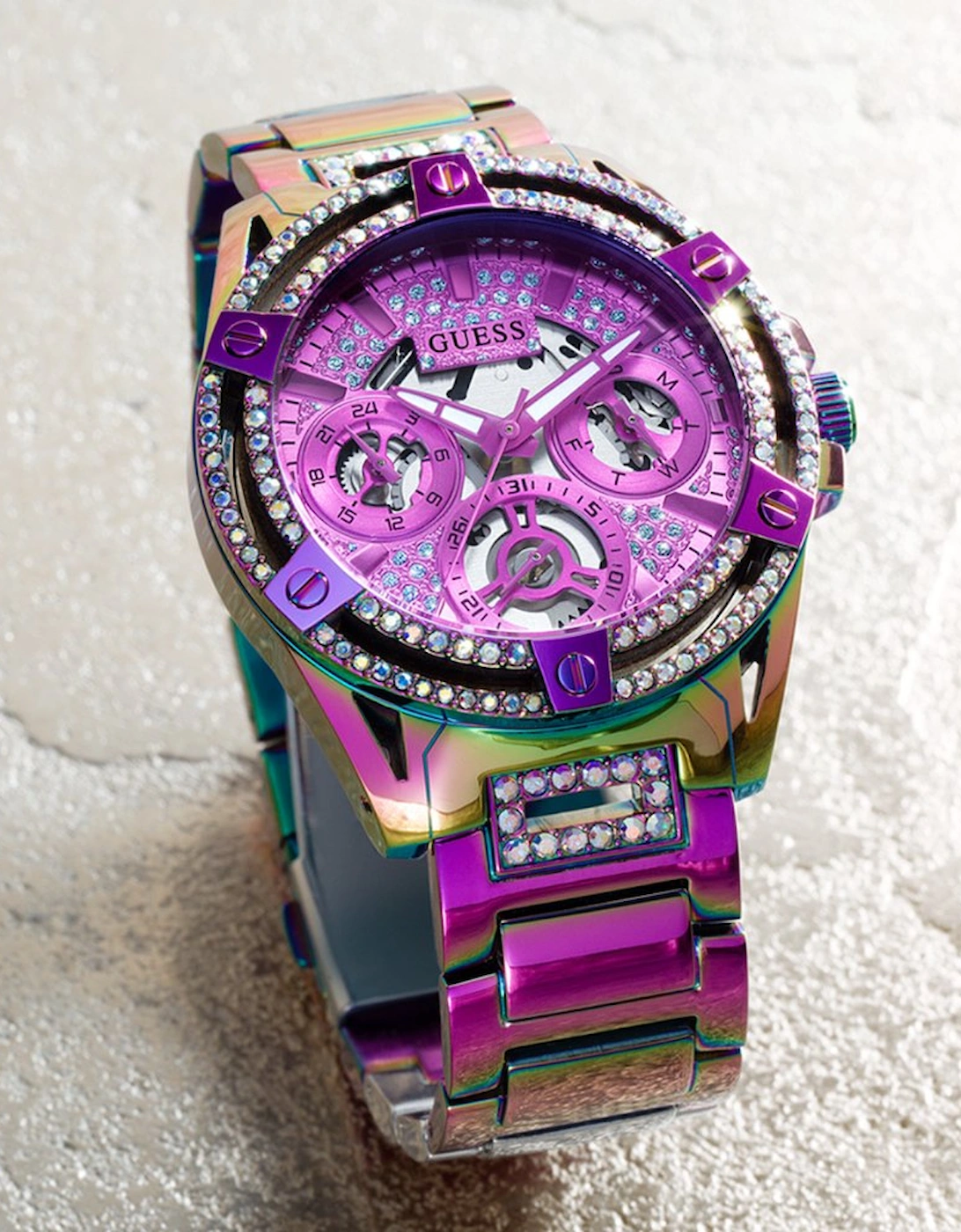 GW0464L4 Ladies Iridescent Multi-function Watch