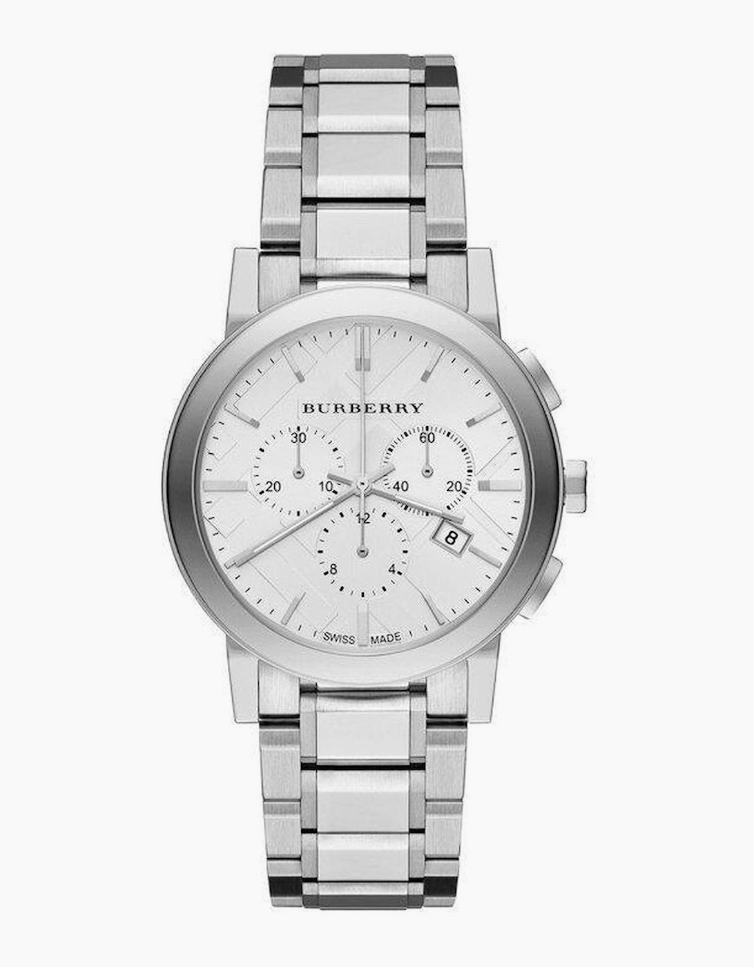 Burberry Women's Burberry BU9750 City Chronograph Silver Dial Stainless Steel Women's Watch
