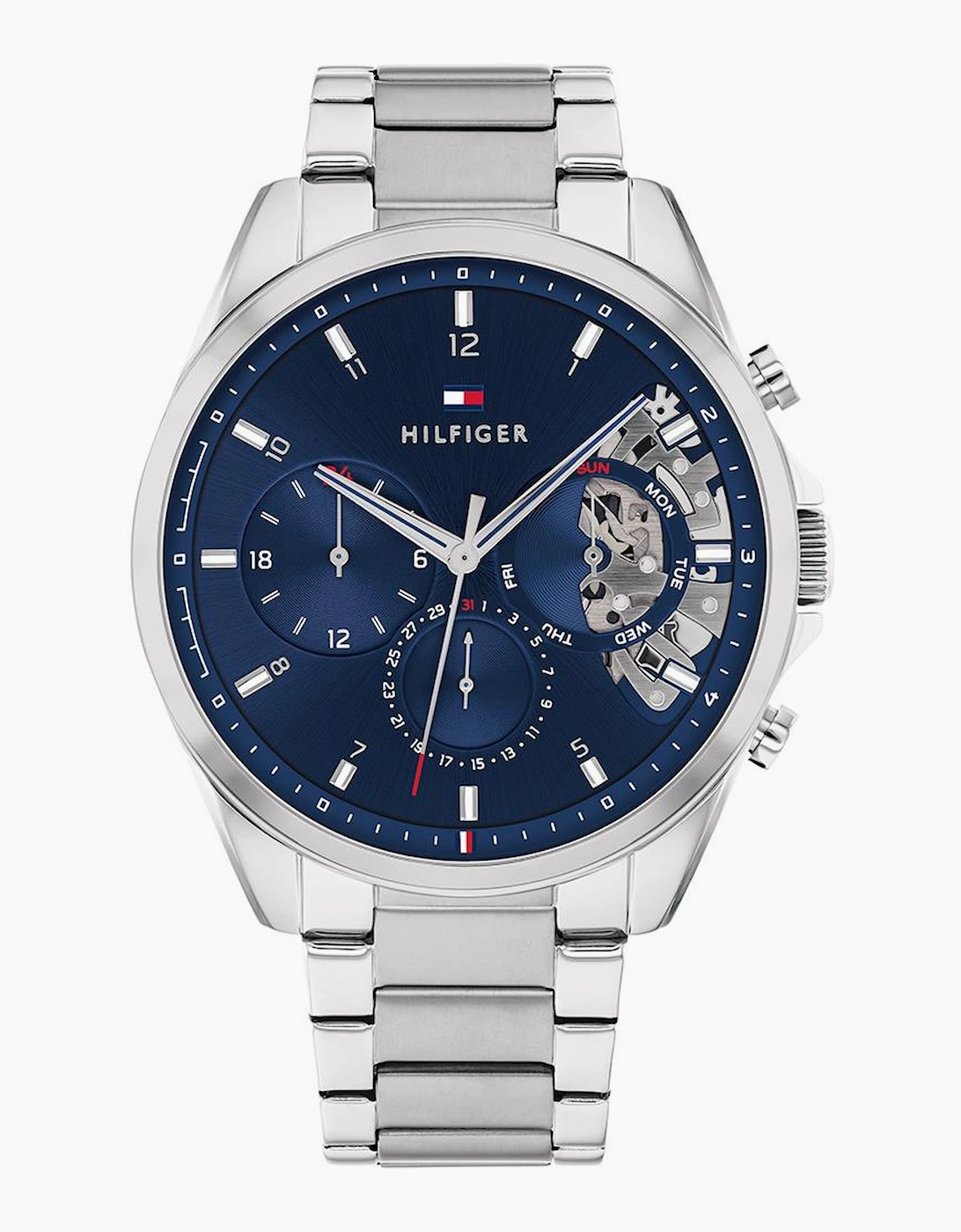 Tommy Hilfiger Men's Tommy Hilfiger 1710448 Baker Men's Watch - Silver