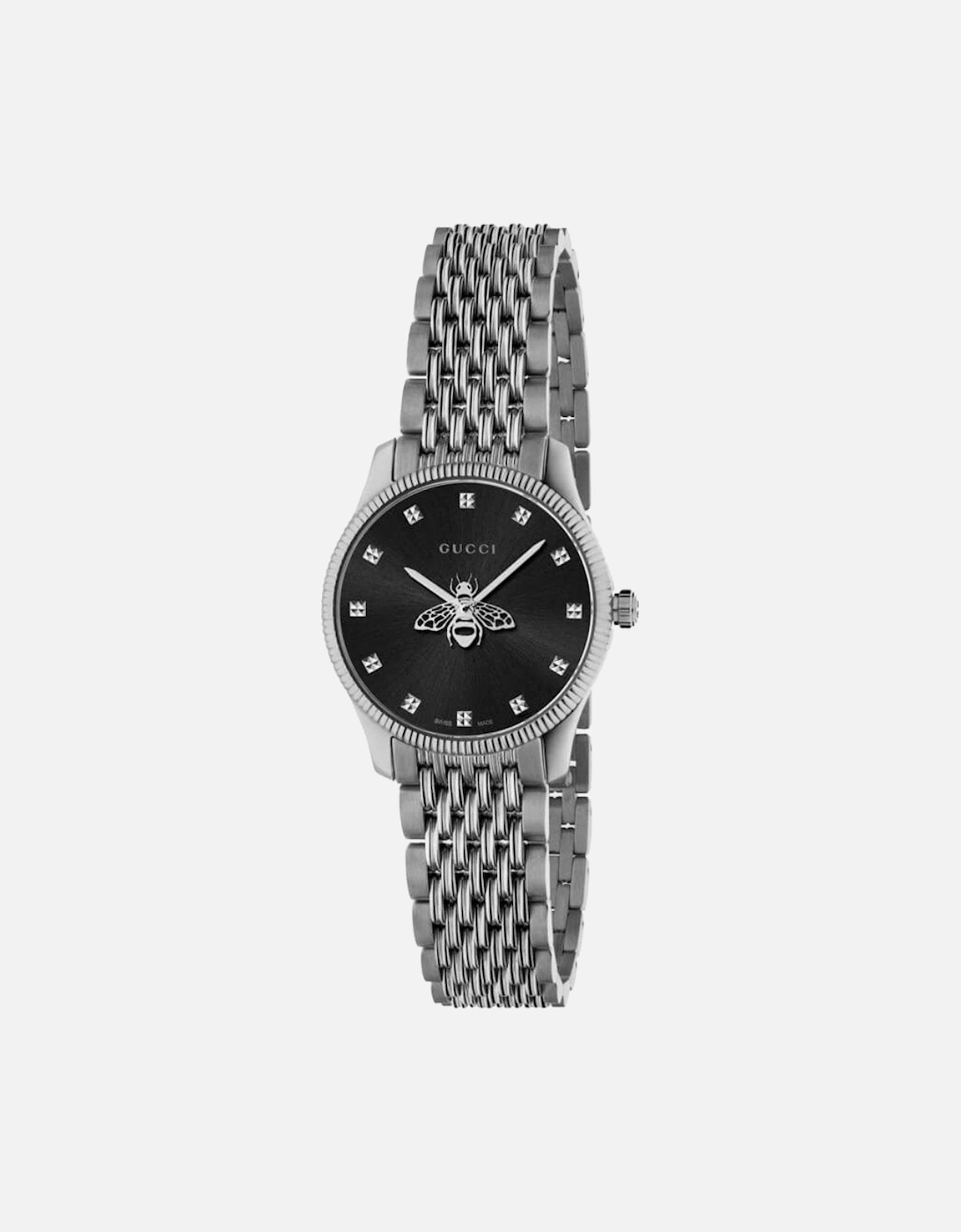 YA1265020 G-Timeless Black Dial with Bee Ladies Watch, 7 of 6