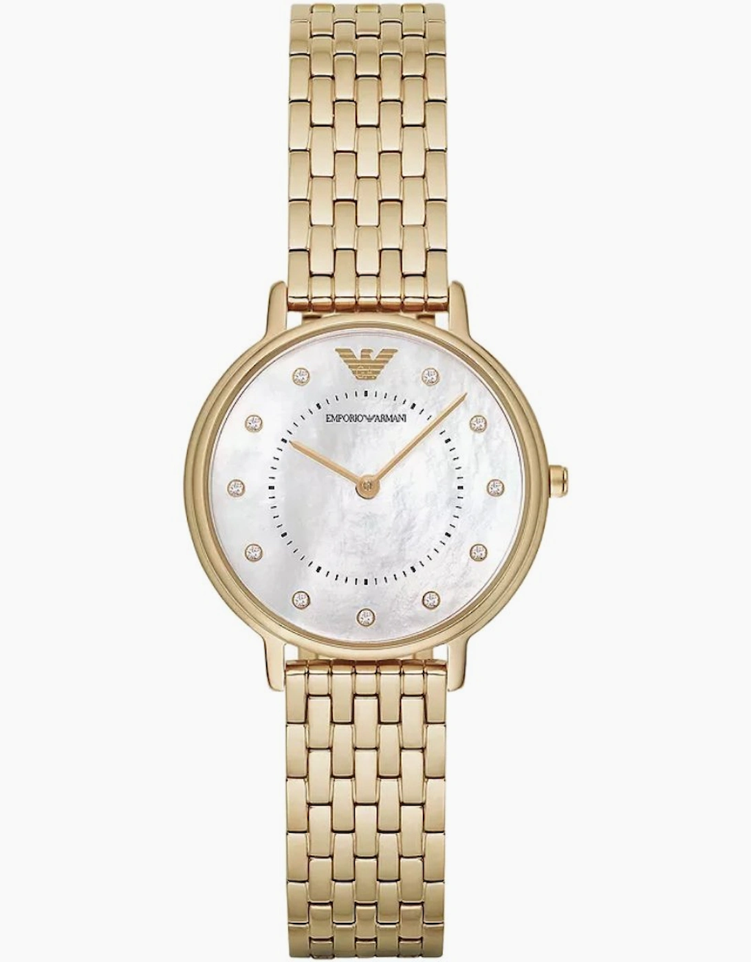 Emporio Armani Women's Emporio Armani AR11007 Two-Hand Gold-Tone Ladies Watch