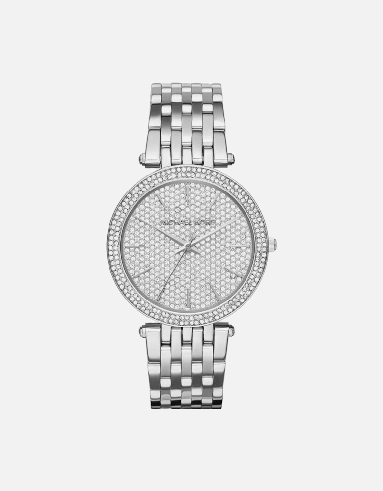 MK3437 Darci Silver Crystal Pave Women's Watch