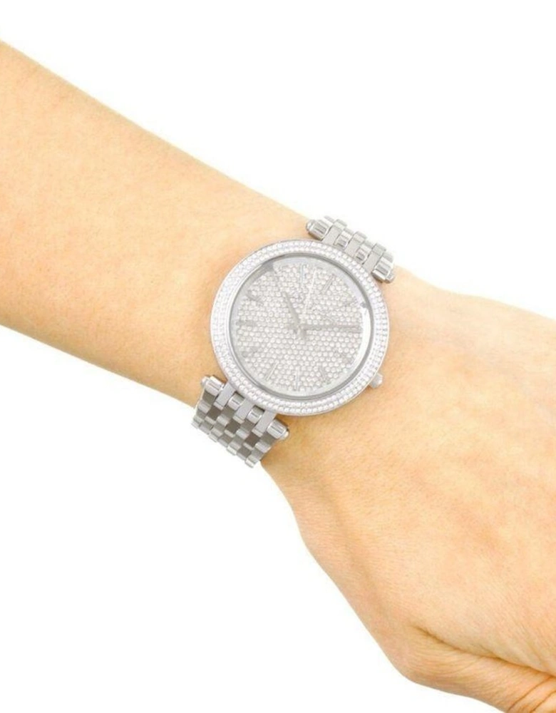 MK3437 Darci Silver Crystal Pave Women's Watch